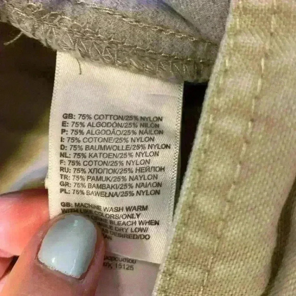 The North Face men’s cargo pant 38 X 32 work pant casual blue collar *flaw - Picture 11 of 11